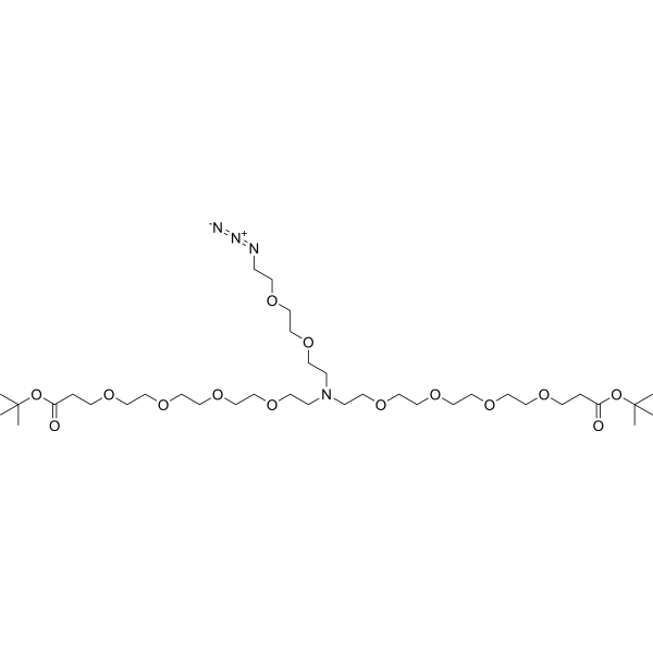 N-(Azido-PEG2)-N-bis(PEG4-t-butyl ester) 2112731-81-2